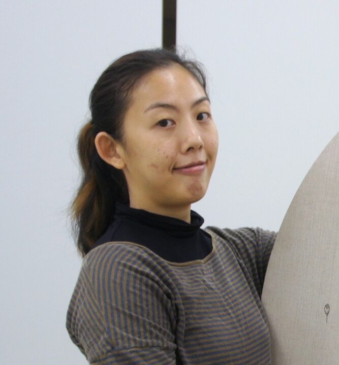 チェオン・キー・チェンと滞在中に制作された作品《島々との遭遇Ⅰ》